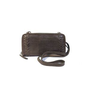Sugarboo & Co Wallet | Crossbody | Wrist |  Clutch Olive Leather Organizer